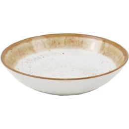 Тарілка Ardesto Siena Yellow White 790мл, 20см