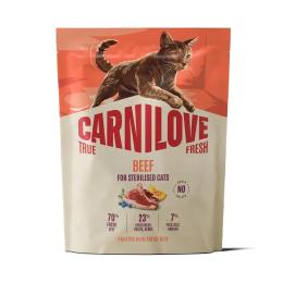 Корм сухий Carnilove True Fresh Beef Sterilised для стерилізованих котів яловичина 400 г (173751)