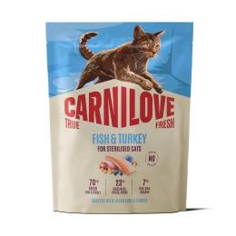 Корм сухий Carnilove True Fresh Fish &amp; Turkey Sterilised для стерилізованих котів риба та індичка 400 г (173763)