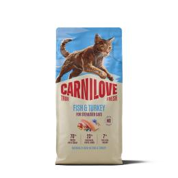 Корм сухий Carnilove True Fresh Fish &amp; Turkey Sterilised для стерилізованих котів риба та індичка 6 кг (173765)