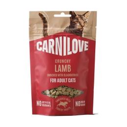Ласощі Carnilove Crunchy Snack Lamb with Blackberries для котів хрусткі ягня та ожина 50 г (100794)
