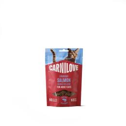 Ласощі Carnilove Crunchy Snack Salmon with Catnip для котів хрусткі лосось і котяча мята 50 г (100793)
