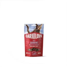 Ласощі Carnilove Soft Snack Sardine with Strawberry для котів мякі сардина і полуниця 50 г (112414)