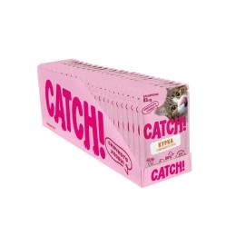 НАБІР Корм вологий Catch! для дороcлих котів з куркою та овочами в соусі 24 шт х 85г. (Catch_66997)