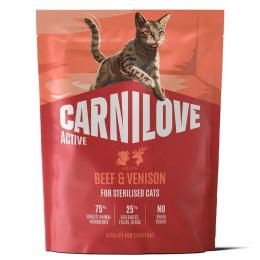 Корм сухий Carnilove Active Beef &amp; Venison Sterilised для стерилізованих котів яловичина та оленина 400 г (173718)
