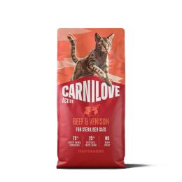 Корм сухий Carnilove Active Beef &amp; Venison Sterilised для стерилізованих котів яловичина та оленина 6 кг (173720)