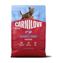Корм сухий Carnilove Active Salmon &amp; Turkey Kitten для кошенят лосось та індичка 2 кг (173707)