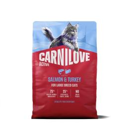 Корм сухий Carnilove Active Salmon &amp; Turkey Large Breed для котів великих порід лосось та індичка 2 кг (173716)