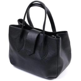 Сумка Shvigel З натуральної шкіри (22829) Black