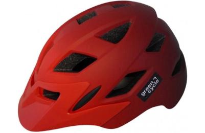 Велосипедний шолом Green Cycle ONYX Size 52-56 см Red (HEL-62-98)