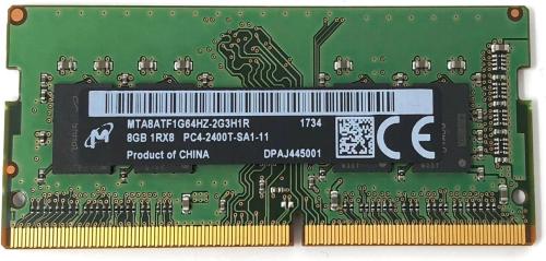 Оперативна память Micron 8GB SO-DIMM DDR4 2400 MHz CL17 (MTA8ATF1G64HZ-2G3H1R)