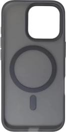 Чохол-накладка JustMust Silk Frost with MagSafe для Apple iPhone 16 Pro Black (6977248565339)