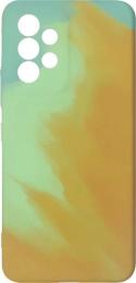 Чохол-накладка JustMust Water Printer Case для Samsung Galaxy A53 A536 Green Yellow (6973297905553)