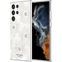 Чохол-накладка Kate Spade New York Defensive Hardshell для Samsung Galaxy S22 Ultra S908 Hollyhock Floral (KSSA-080-HHCCS)