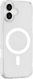 Чохол-накладка JustMust Crystal with MagSafe для Apple iPhone 16 Plus Clear (6977248564998)