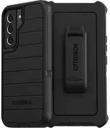 Чохол-накладка Otterbox Defender Pro with Holster для Samsung Galaxy S22 S901 Black (77-86582)