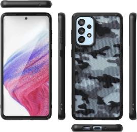 Чохол-накладка Ringke Fusion для Samsung Galaxy A73 A736 Matte Camo Black (8809848205378)