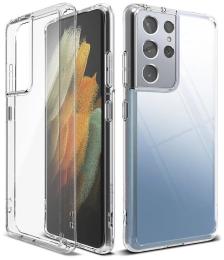 Чохол-накладка Ringke Fusion для Samsung Galaxy S21 Ultra G998 Clear (8809758109827)