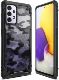 Чохол-накладка Ringke Fusion X для Samsung Galaxy A72 A725 Black Camo (8809785453849)