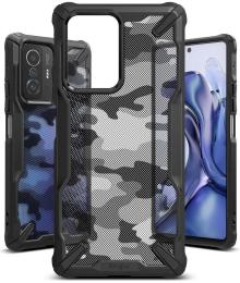 Чохол-накладка Xiaomi 11T/11T Pro Ringke Fusion X Black Camo (8809848200342)