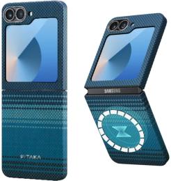 Чохол-накладка Pitaka MagEZ Case 5 для Samsung Galaxy Flip 6 F741/Flip 7 FE F761 Moonrise (FMFLIP6)
