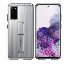 Чохол-накладка Samsung Protective Standing Cover для Samsung Galaxy S20 G980 Silver (EF-RG980CSEGRU)