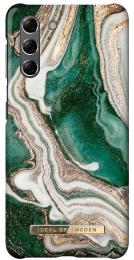 Чохол-накладка iDeal Of Sweden Printed Case для Samsung Galaxy S21 G991 Golden Jade Marble (IDFCAW18-S21-98)