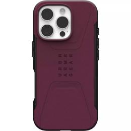 Чохол-накладка UAG Civilian Magsafe для Apple iPhone 16 Pro Bordeaux (114444119049)