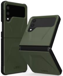 Чохол-накладка UAG Civilian для Samsung Galaxy Flip 4 F721 Olive (214007117272)