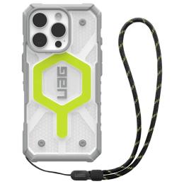 Чохол-накладка UAG Pathfinder Magsafe + Lanyard для Apple iPhone 16 Pro Clear Active Neon (1144641BV01)