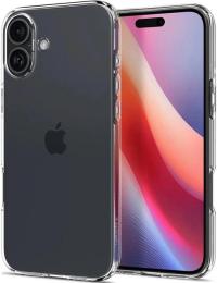 Чохол-накладка Spigen Crystal Flex для Apple iPhone 16 Plus Crystal Clear (ACS08092)