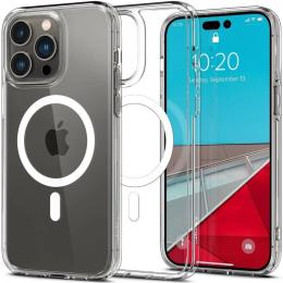 Чохол-накладка Spigen Crystal Hybrid with MagFit для Apple iPhone 14 Pro Clear (ACS04670)