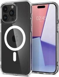 Чохол-накладка Spigen Crystal Hybrid with MagFit для Apple iPhone 15 Pro Max Clear (ACS06450)