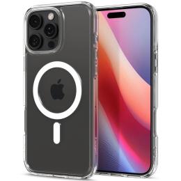 Чохол-накладка Spigen Crystal Hybrid with MagFit для Apple iPhone 16 Pro Clear (ACS08162)