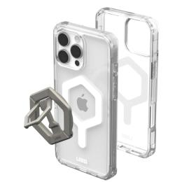 Чохол-накладка UAG Plyo Magsafe + Magnetic Ring для Apple iPhone 16 Pro Max Ice White Titanium Stand (1144811BV01)