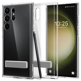 Чохол-накладка Spigen Ultra Hybrid S для Samsung Galaxy S23 Ultra S918 Crystal Clear (ACS05622)