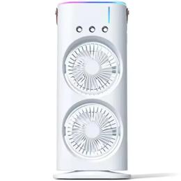 Вентилятор EpiK F12 Spray Dual-Fan 2in1 White