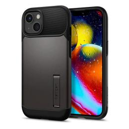 Чохол-накладка Spigen Slim Armor для Apple iPhone 13 Gunmetal (ACS03425)