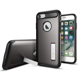 Чохол-накладка Spigen Slim Armor для Apple iPhone 7/8/SE 2020 Gunmetal (042CS20301)