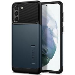 Чохол-накладка Spigen Slim Armor для Samsung Galaxy S21 G991 Metal Slate (ACS02444)