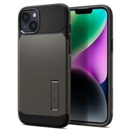 Чохол-накладка Spigen Slim Armor with MagFit для Apple iPhone 14 Gunmetal (ACS04685)