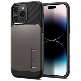Чохол-накладка Spigen Slim Armor with MagFit для Apple iPhone 14 Pro Max Gunmetal (ACS04646)