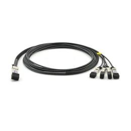 Кабель стекування ALISTAR QSFP to 4 * SFP + 40G Directly-attached Copper Cable DAC Twinax 5M Black (DAC-QSFP-4SFP+-5M)