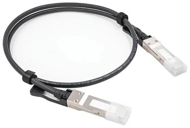 Кабель стекування ALISTAR SFP + 10G Directly-attached Copper Cable DAC Twinax 1M HP compatible Black (DAC-SFP+1M-HP)