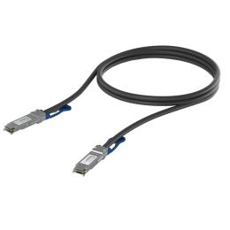 Кабель стекування Ubiquiti DAC 100G/40G Direct Attach Cable 1m Black (UACC-DAC-QSFP28-1M)
