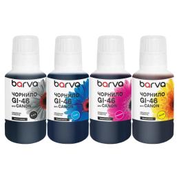 Комплект чорнил для принтера BARVA Canon GI-46 SET 4x135 мл, OneKey, pigment ( (CGI46-135-MP)