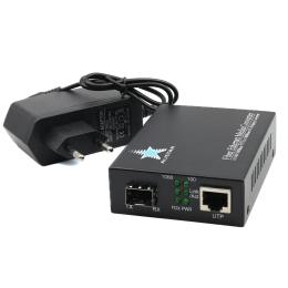 Медіаконвертер ALISTAR mini 10/100/1000BASE-T to SFP Slot 1000Base-SX/LX LFP External Power Supply (X1SM)