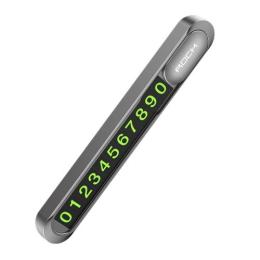 Паркувальна карта Rock Metal Temporary Parking Card Simple Version Gray