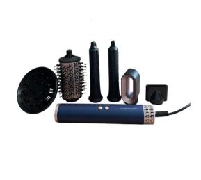 Фен-щітка Grunhelm GHD-816 Blue з комплектом насадок 1500 Вт