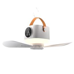 Вентилятор EpiK D01 with LED and remote control 7200mAh White (00000086583_1)